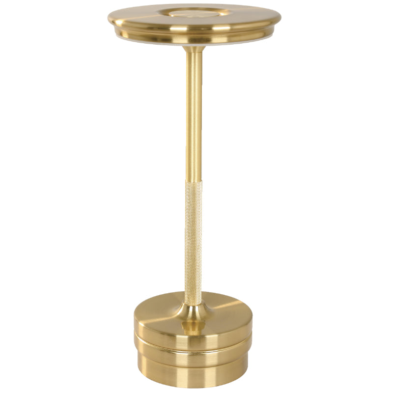 LAMP. LED DE MESA DORADO 5W 5V 3000K/4000K/6000K RECARGABLE CCT EN BASE