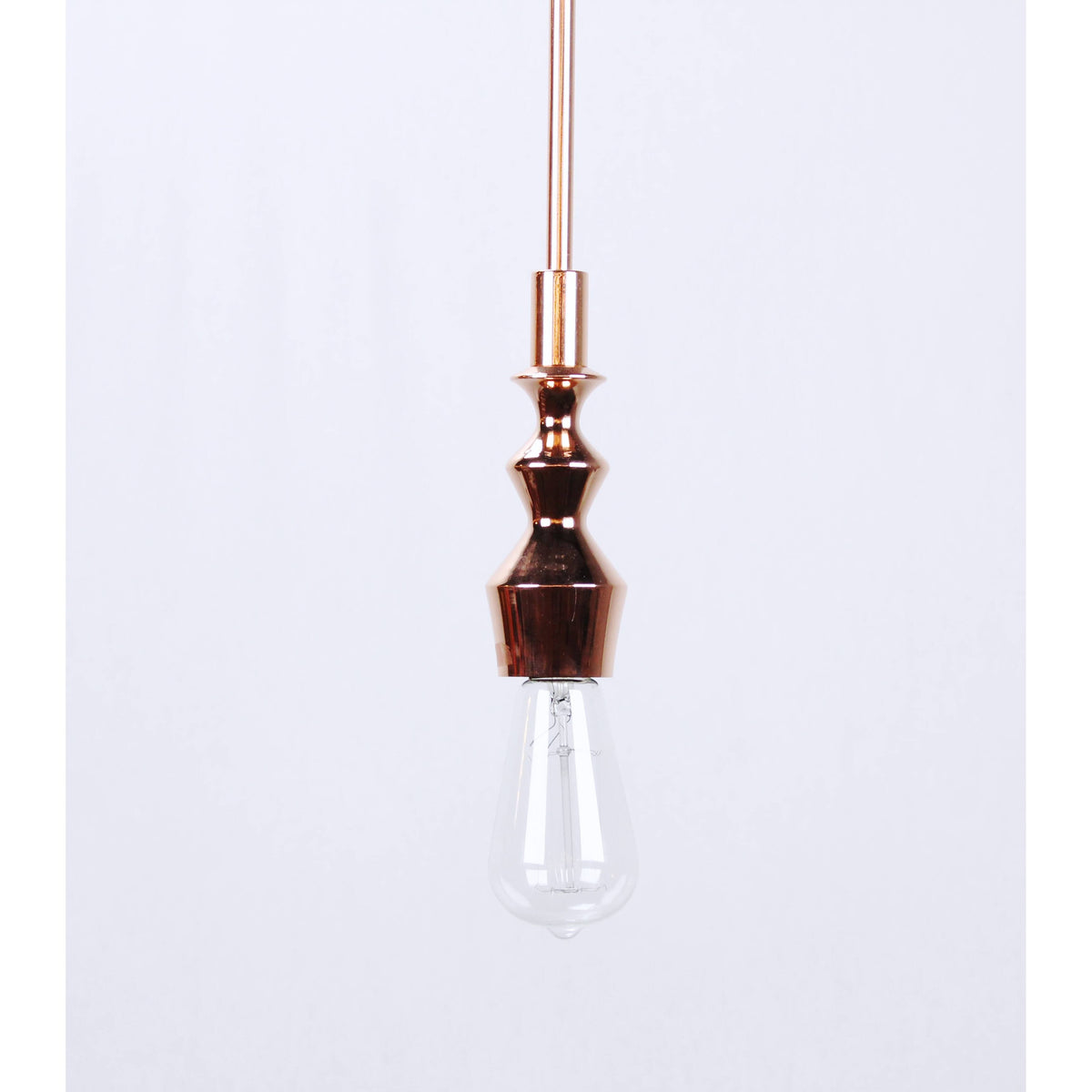 LAMP. COLGANTE COBRE 1L E27 60W
