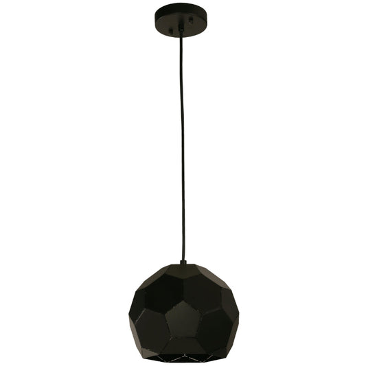 Lámpara Colgante Negro 1L E27 40W