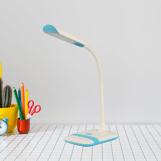 LAMP. LED ESCRITORIO BLANCO+AZUL 1L 3W 100-240V 6500K
