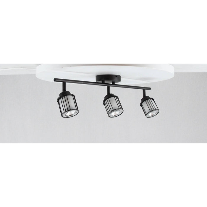 LAMP. TECHO BRONCE CEPILLADO 3L GU10 50W