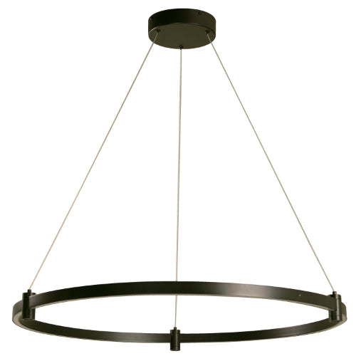 LAMP. LED COLGANTE NEGRO 40W 120-277V 3000K DIMEABLE