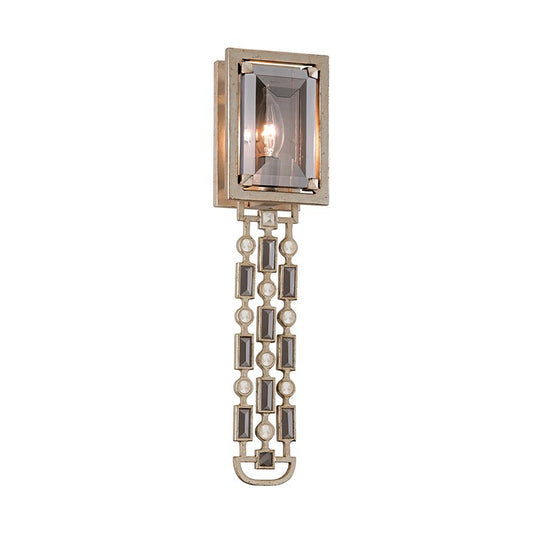 LAMP. APLIQUE PAPARAZZI PLATEADO 1L E12 60W