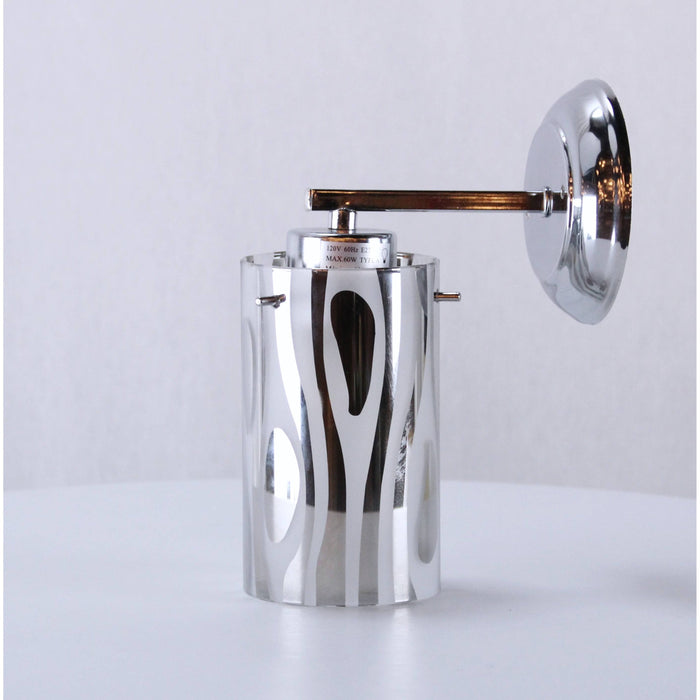 LAMP. PARED CROMO 1L E27 60W