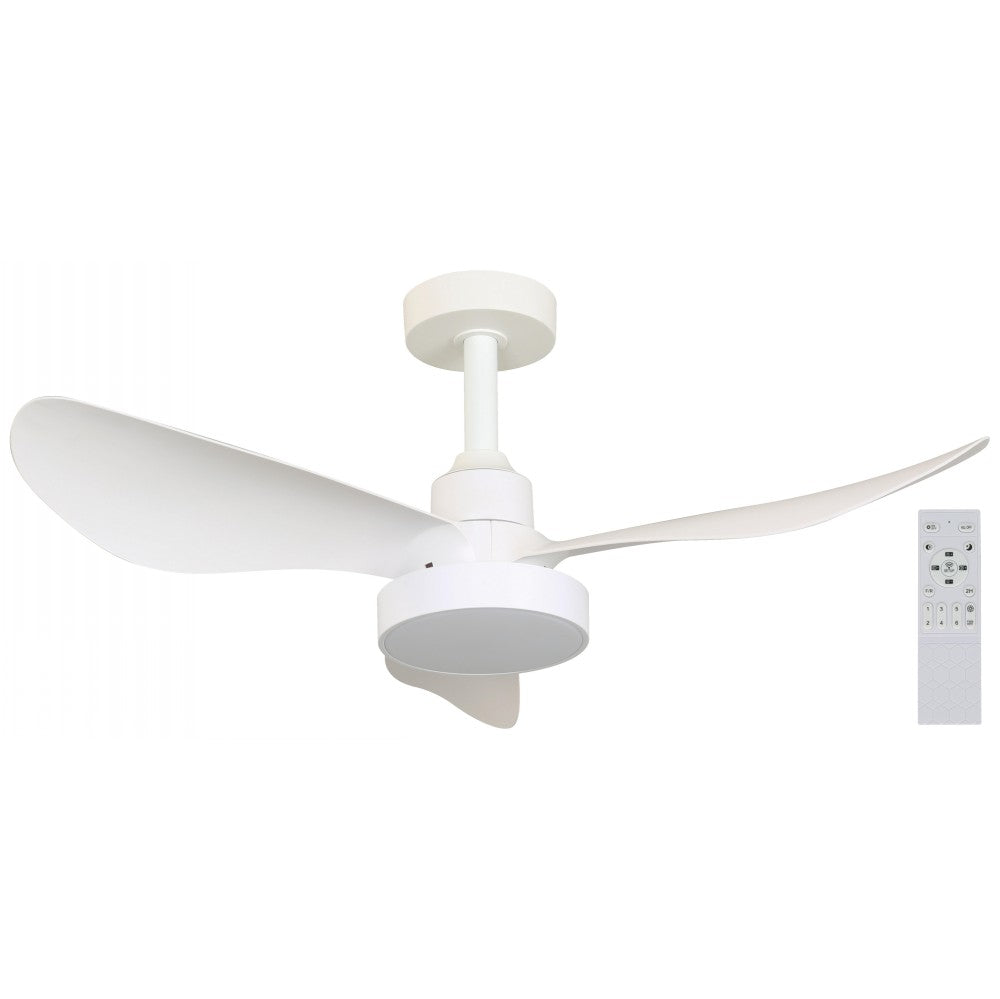 VENTILADOR LED TECHO BLANCO DC 32" 25W 3000K-65000K C/R
