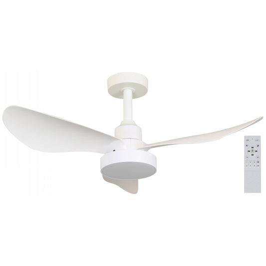 VENTILADOR LED TECHO BLANCO DC 32" 25W 3000K-65000K C/R