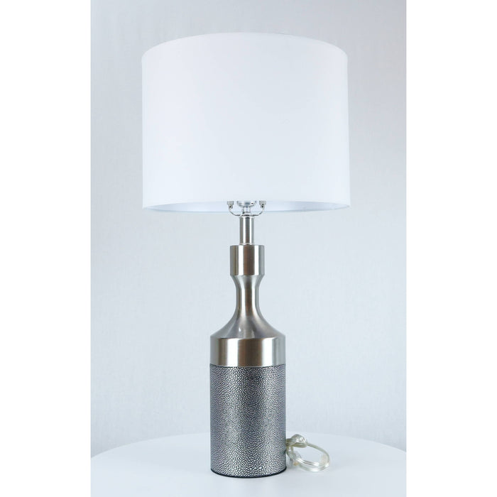 LAMP. MESA PLATEADO 1L E27 100W