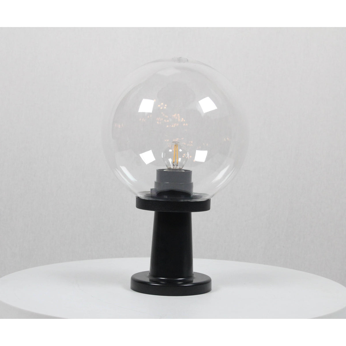 LAMP. EXT. MURO NEGRO 1L E27 25W