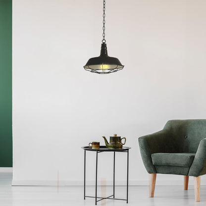 LAMP. COLGANTE NEGRO 1L E27 60W