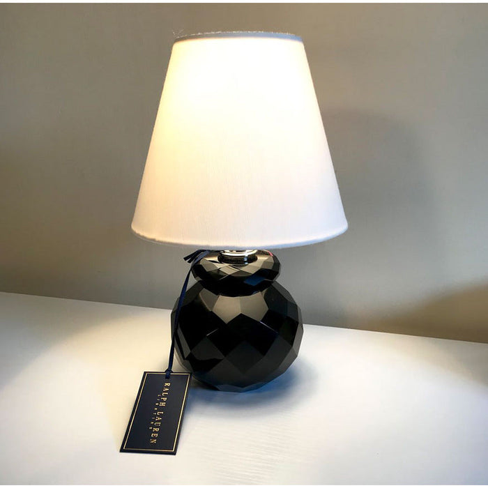 LAMP. MESA DANIELA ACCENT CRYSTAL NEGRO 1L 60W