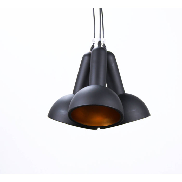 LAMP. COLGANTE NEGRO 3L E27 60W