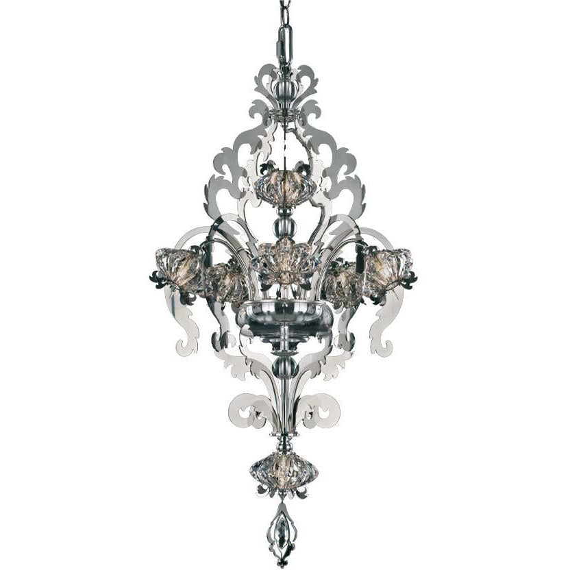 LAMP. COLGANTE BROCADE NEGRO 7L G9 40W