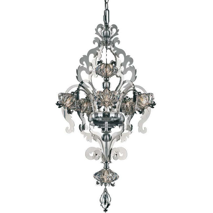 LAMP. COLGANTE BROCADE NEGRO 7L G9 40W