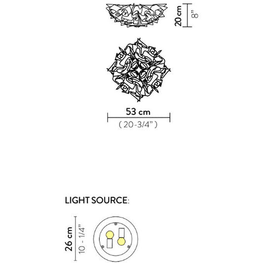 LAMP. TECHO Y PARED MEDIANO VELI DORADO 2L E27 12W DIM