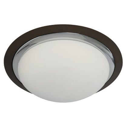LAMP. LED TECHO BRONZE Y CROMO 18W 4000K