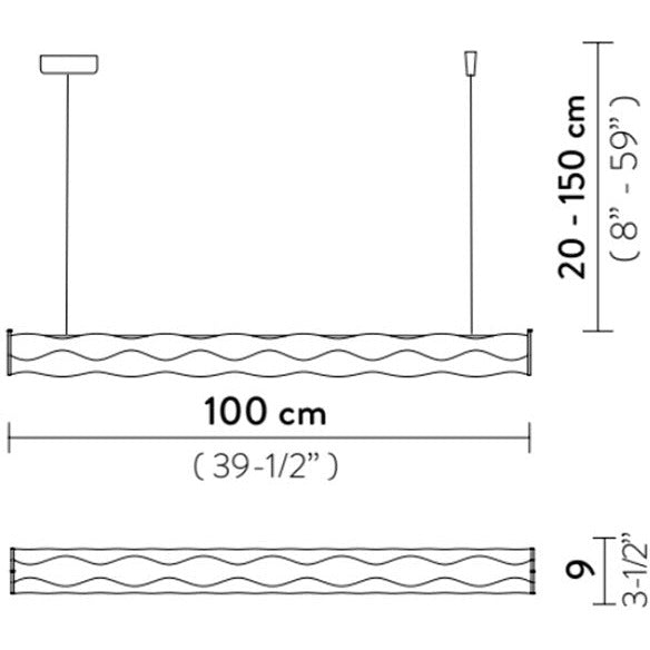 LAMP. LED COLGANTE HUGO PRISMA 30W 220V 2700K 3000LM