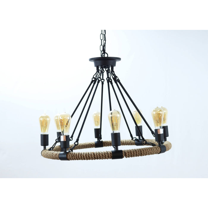 LAMP. COLGANTE BRONCE 8L E27 60W