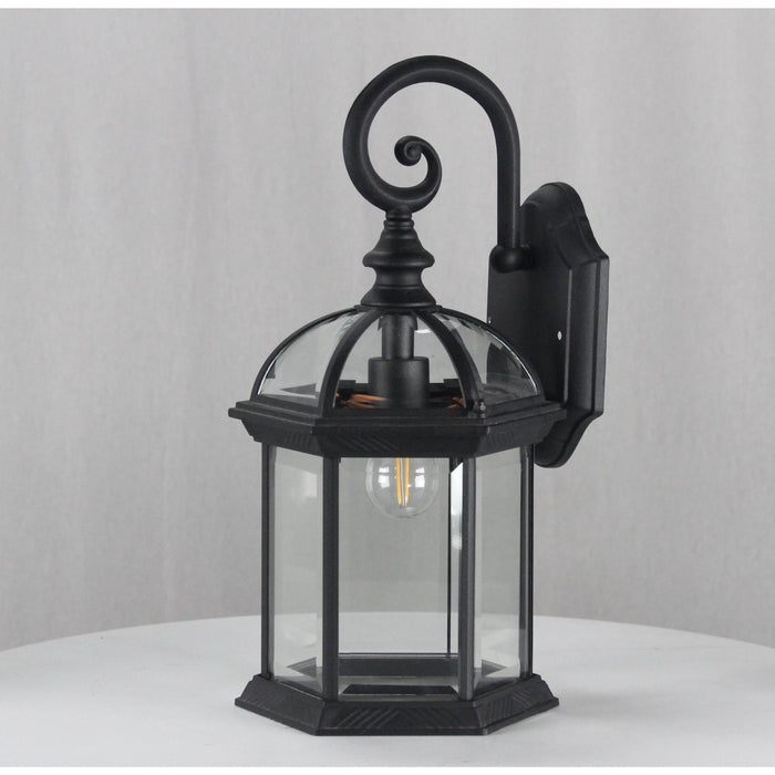 LAMP. EXT. PARED NEGRO 1L E27 100W