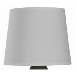 LAMP. MESA GRIS 1L E27 40W (PANTALLA)