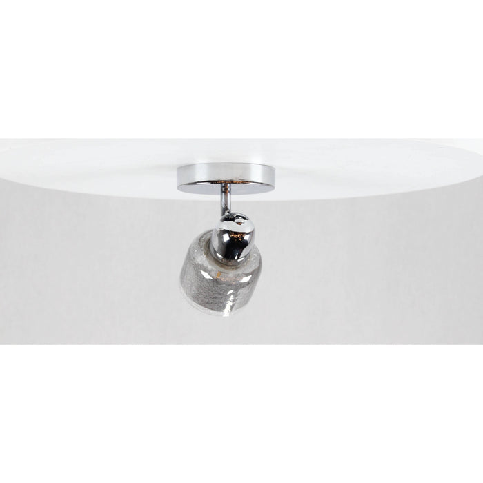 LAMP. TECHO REFLECTORA CROMO 1L E27 40W