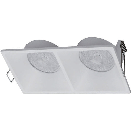 LAMP. TECHO EMPOTRABLE BLANCO 2L GU10 13W