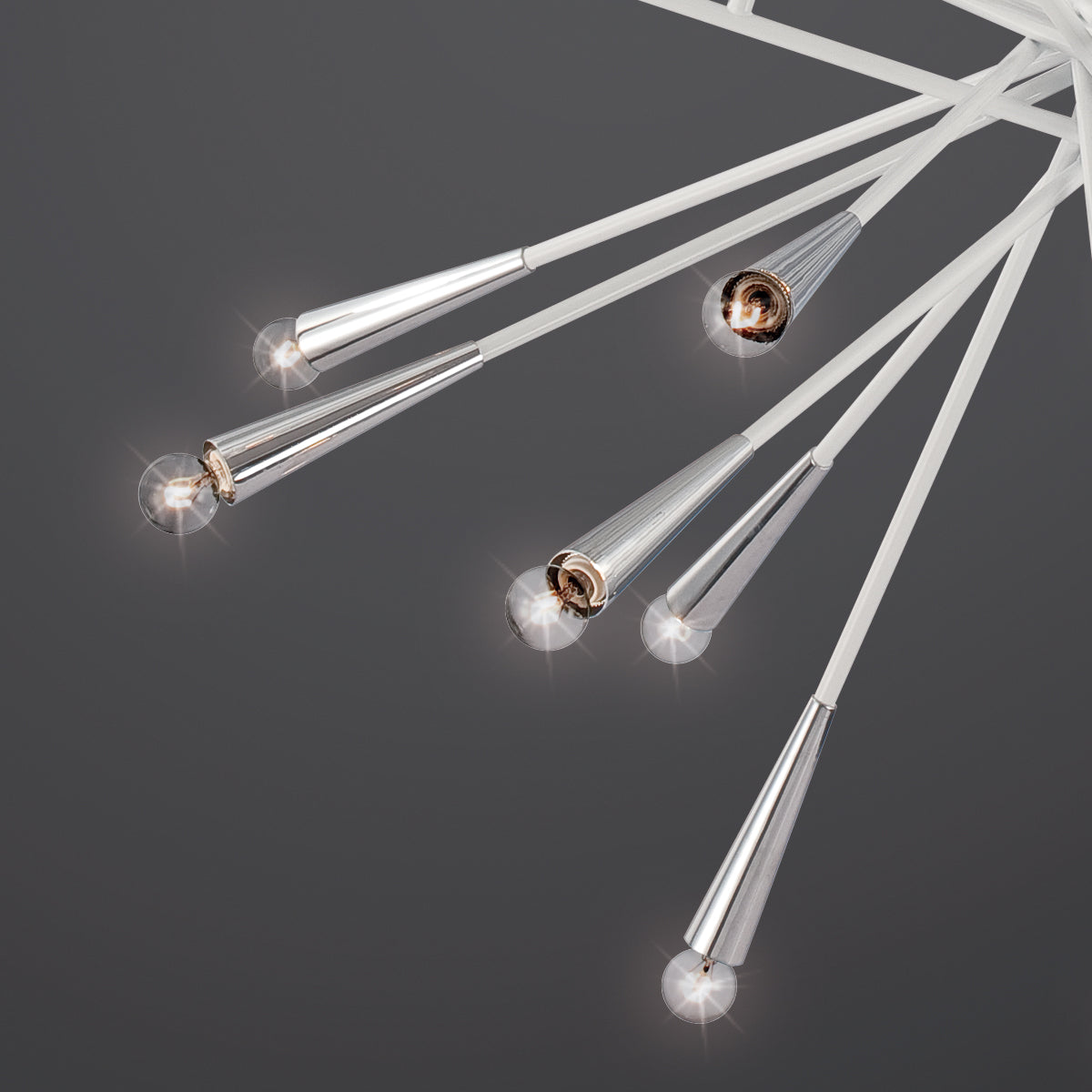 LAMP. COLGANTE ZAZU CROMO 28L E14 40W