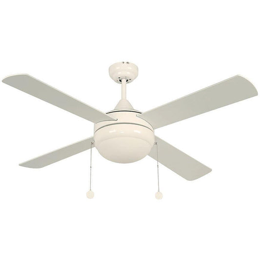 VENTILADOR DE TECHO 48" BLANCO 2L E27 40W