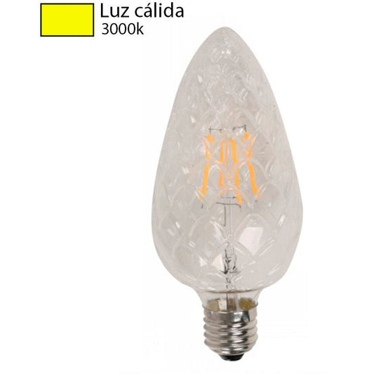 BOMBILLO LED FILAMENTO E27 4W 85-265V 3000K