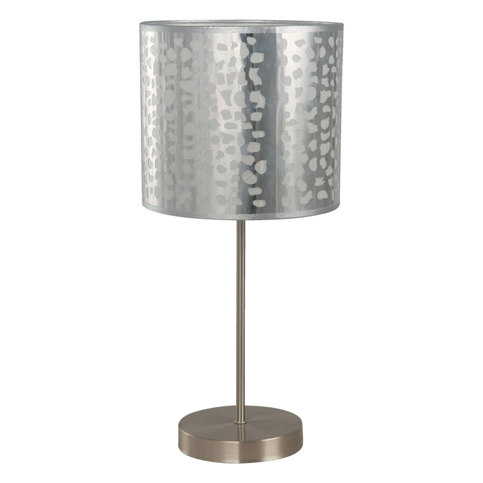 LAMP. MESA NÍQUEL SATINADO 1L E27 60W