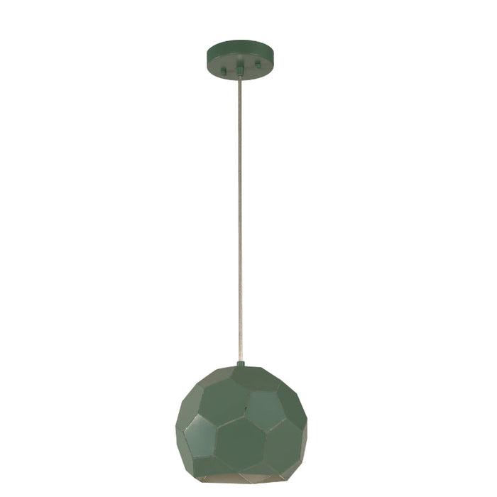 Lámpara Colgante Verde 1L E27 40W