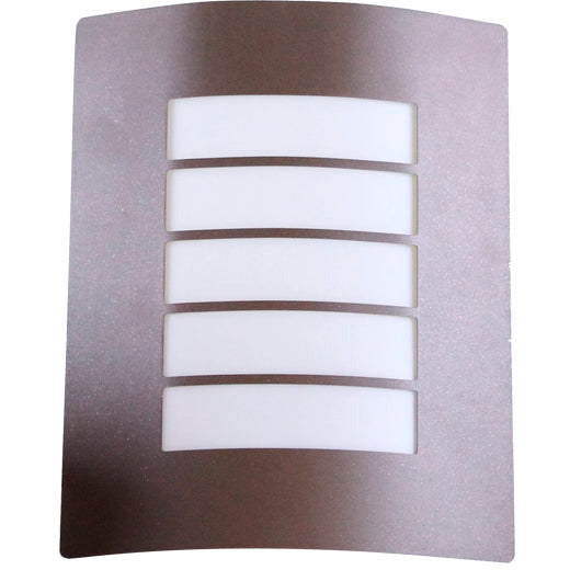 LAMP. EXT. PARED CHOCOLATE 1L E27 40W