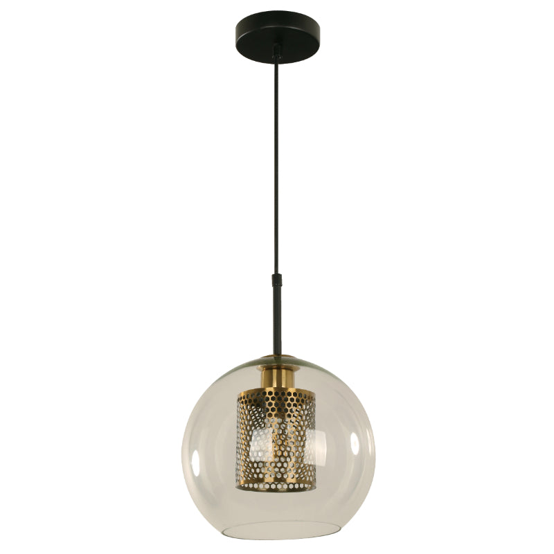 LAMP. COLGANTE NEGRO 1L E27 40W