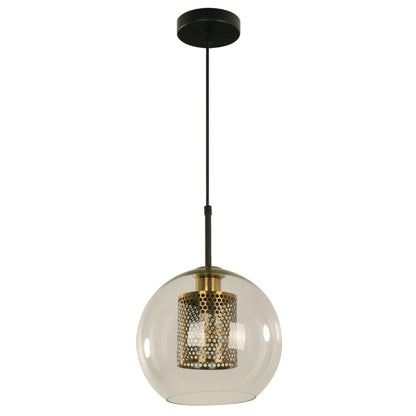 LAMP. COLGANTE NEGRO 1L E27 40W