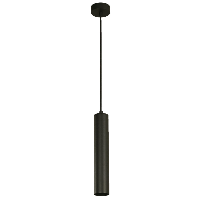 LAMP. COLGANTE NEGRO 1L GU10 50W