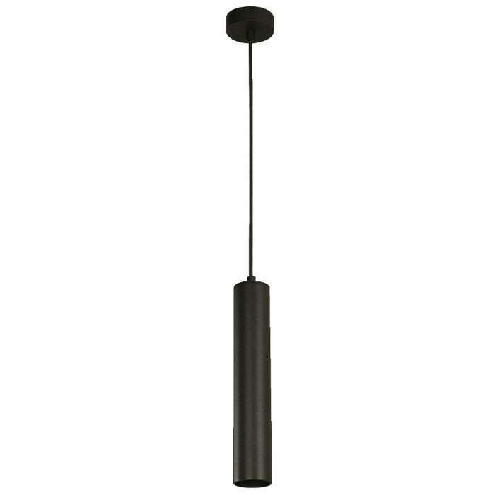 LAMP. COLGANTE NEGRO 1L GU10 50W
