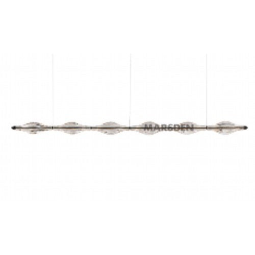 LAMP. LED COLGANTE BLANCO Y CROMO 50W 100-240V 3000K
