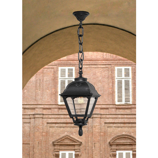 LAMP. EXT. COLGANTE SICHEM/CEFA NEGRO 1L E27 12W