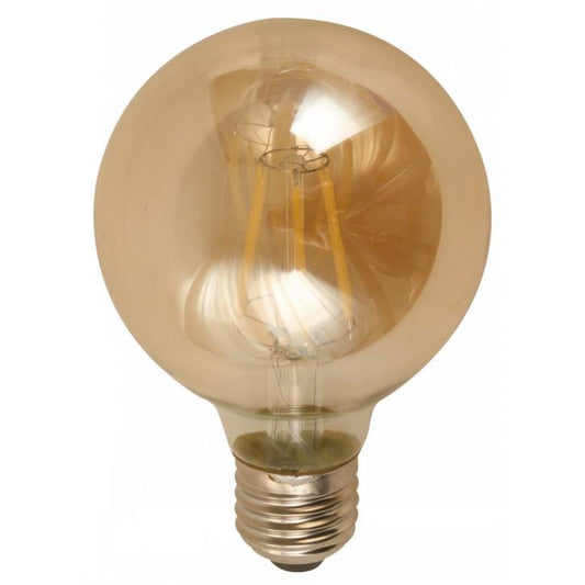 BOMBILLO LED FILAMENTO G80 E27 6W 100-240V 5000K