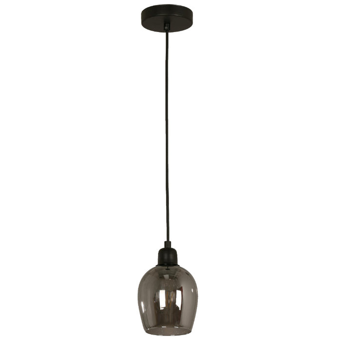 LAMP. COLGANTE NEGRO 1L E27 40W