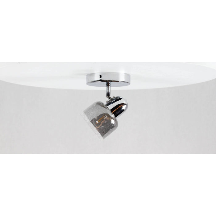 LAMP. TECHO REFLECTORA CROMO 1L E27 40W