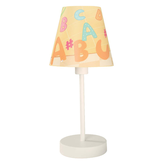 LAMP. DE MESA BLANCO Y MULTICOLOR KIDDY 1L E14 9W