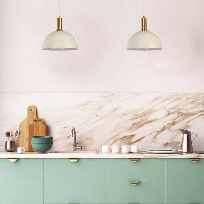 LAMP. COLGANTE BLANCO 1L E27 40W