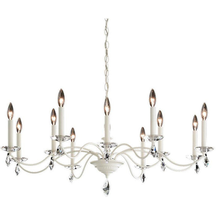 LÁMPARA COLGANTE MODIQUE CHANDELIER BLANCO 12L G9 60W DIM