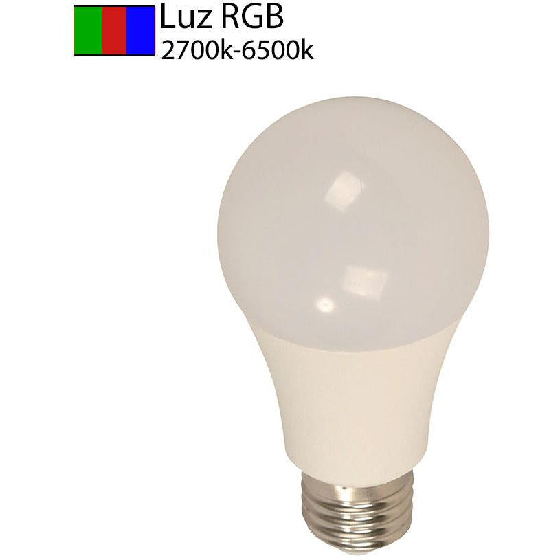 BOMBILLO LED INTELIGENTE A60 E27 10W 120V RGB