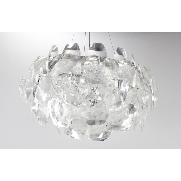 LAMP. TECHO CROMO 9L E27 60W