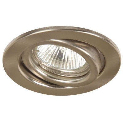 LAMP. TECHO NÍQUEL SATINADO 1L G5.3 50W