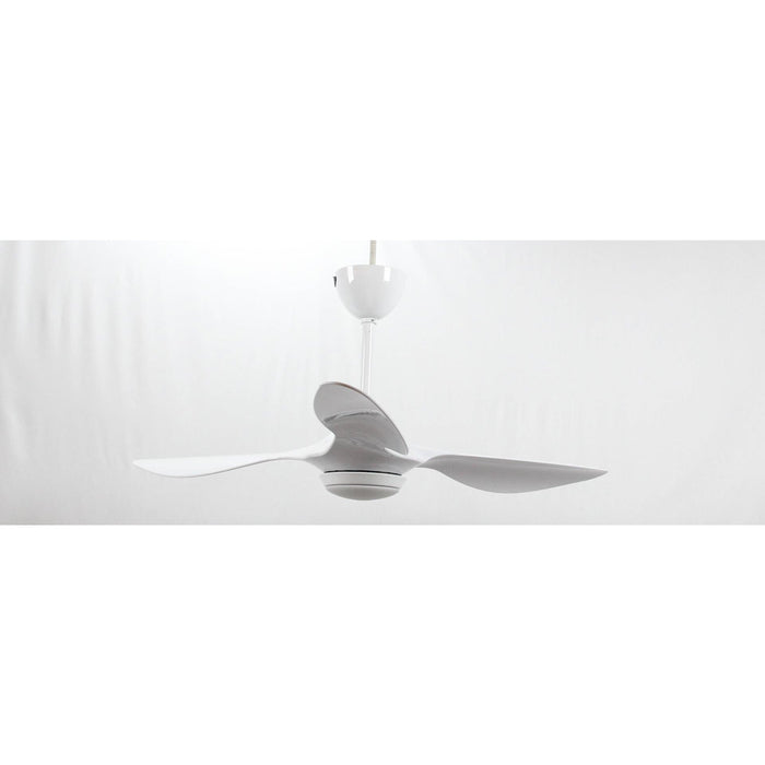 VENTILADOR LED DE TECHO 52" BLANCO 1L 12W 120V 3000K CON CONTROL REMOTO (DC MOTOR)