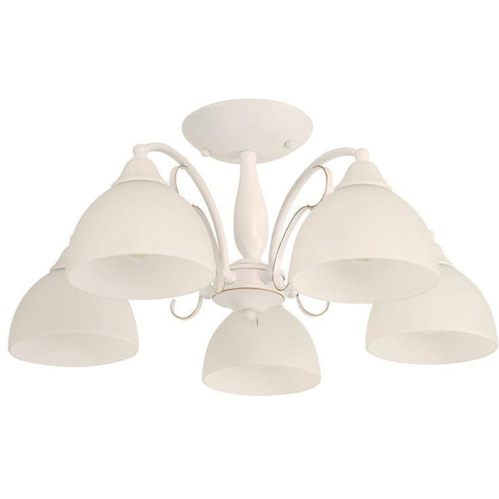Lámpara Techo Blanco 5L E27 40W