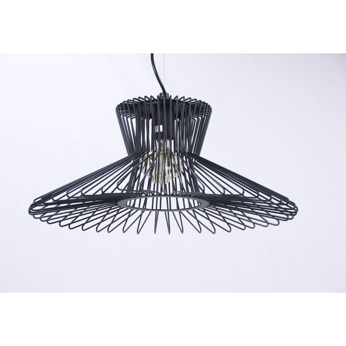 Lámpara Colgante Negro 1L E27 60W