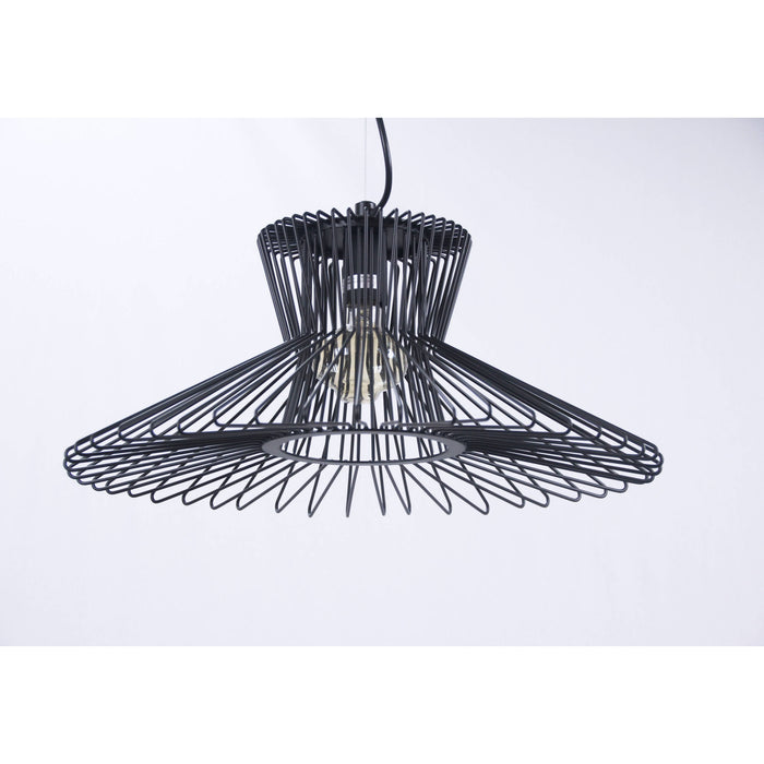 Lámpara Colgante Negro 1L E27 60W